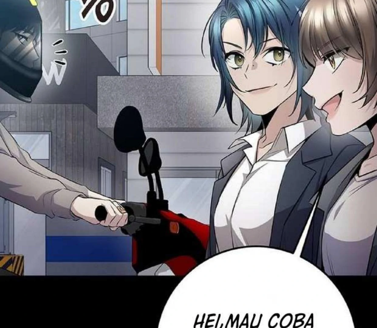 Halaman 58 dari High school Queen Chapter 21