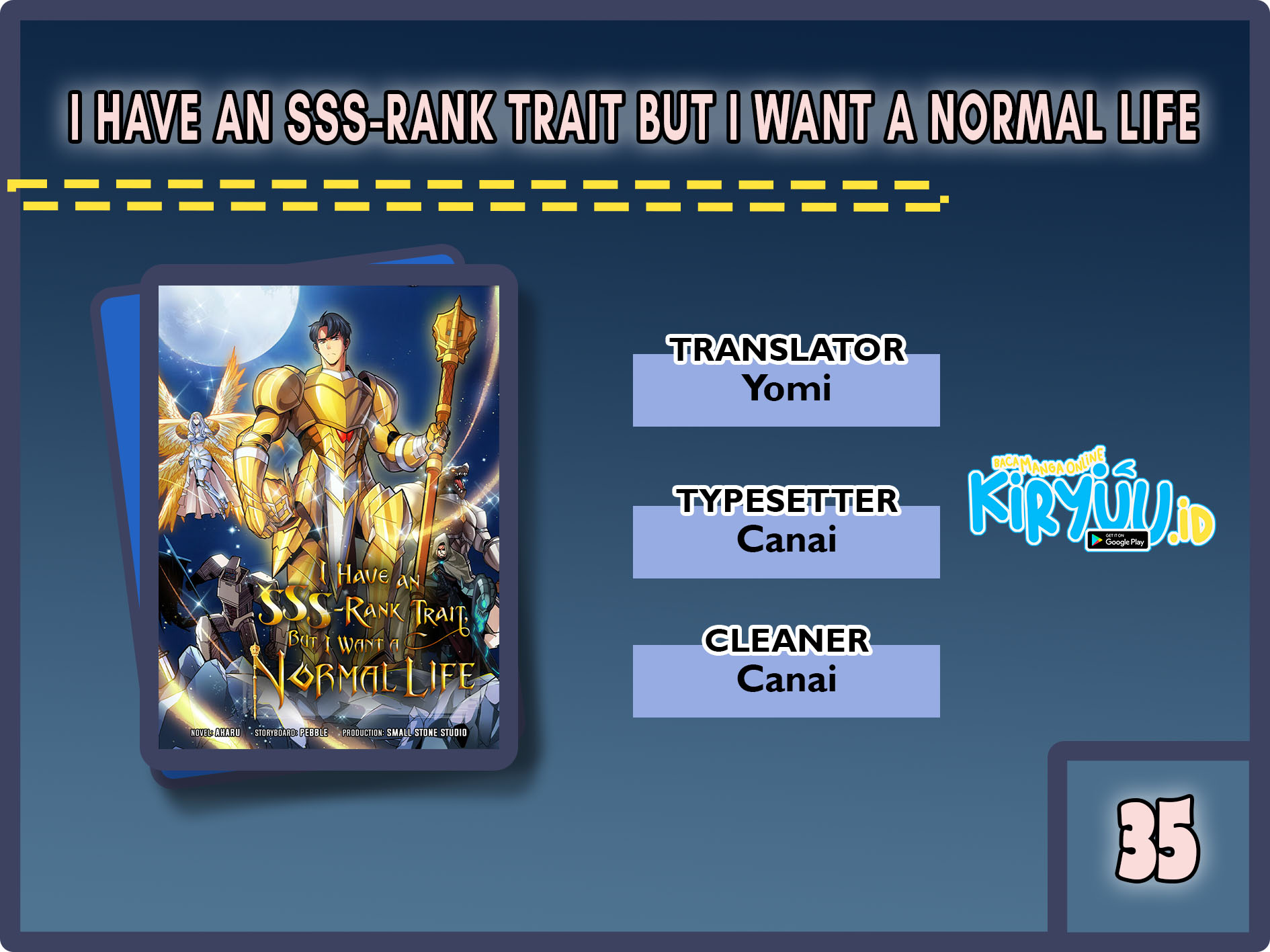 Halaman 1 dari I have an SSS-rank Trait, but I want a Normal Life Chapter 35