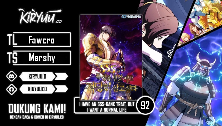 Halaman 1 dari I have an SSS-rank Trait, but I want a Normal Life Chapter 92