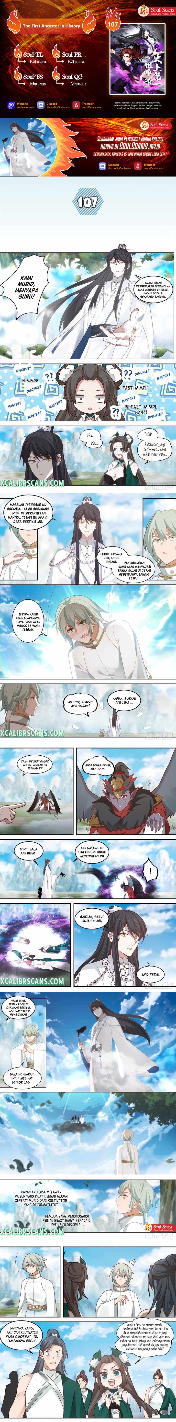 Halaman 1 dari The First Ancestor in History Chapter 107