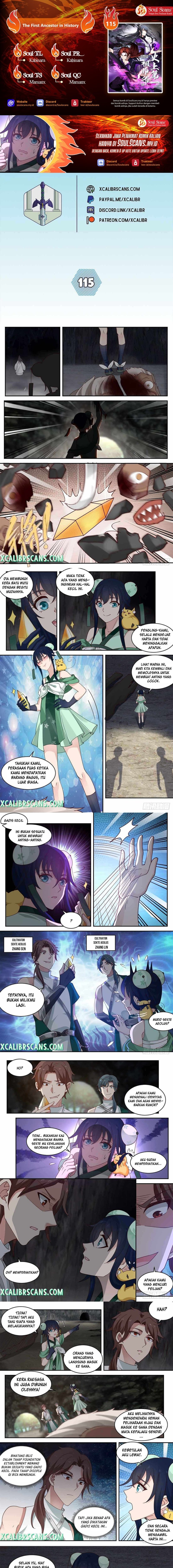 Halaman 1 dari The First Ancestor in History Chapter 115
