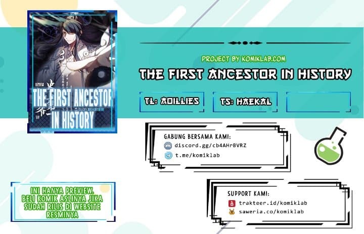 Halaman 1 dari The First Ancestor in History Chapter 24