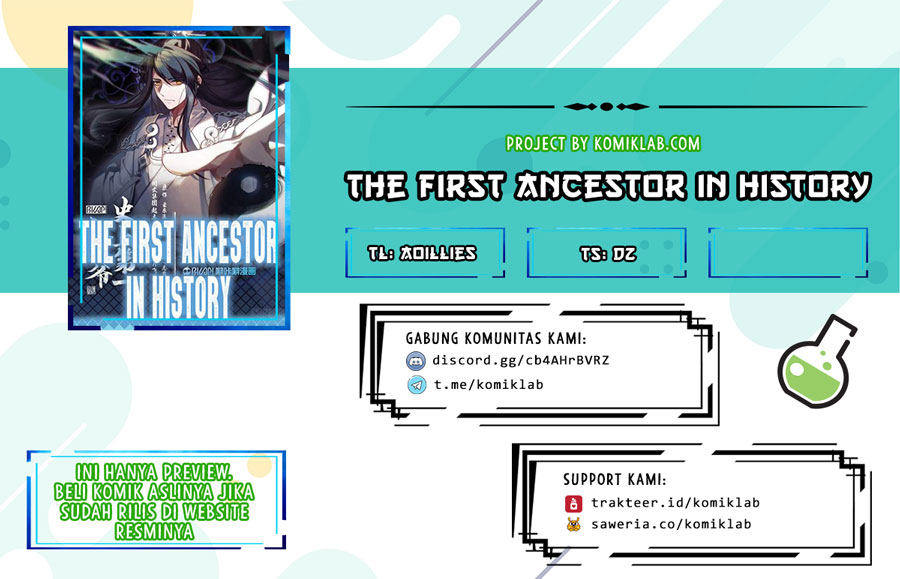 Halaman 1 dari The First Ancestor in History Chapter 3