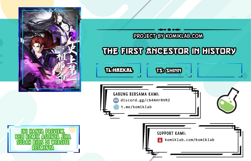 Halaman 1 dari The First Ancestor in History Chapter 43
