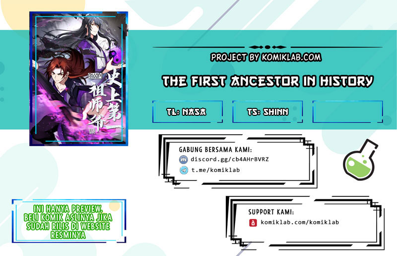 Halaman 1 dari The First Ancestor in History Chapter 70