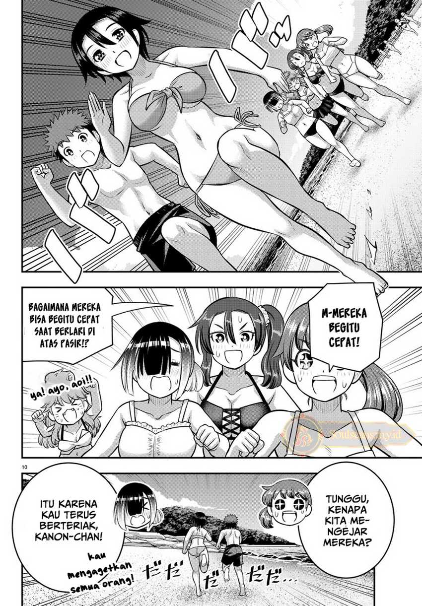 Halaman 11 dari Yankee JK Kuzuhana-chan Chapter 128