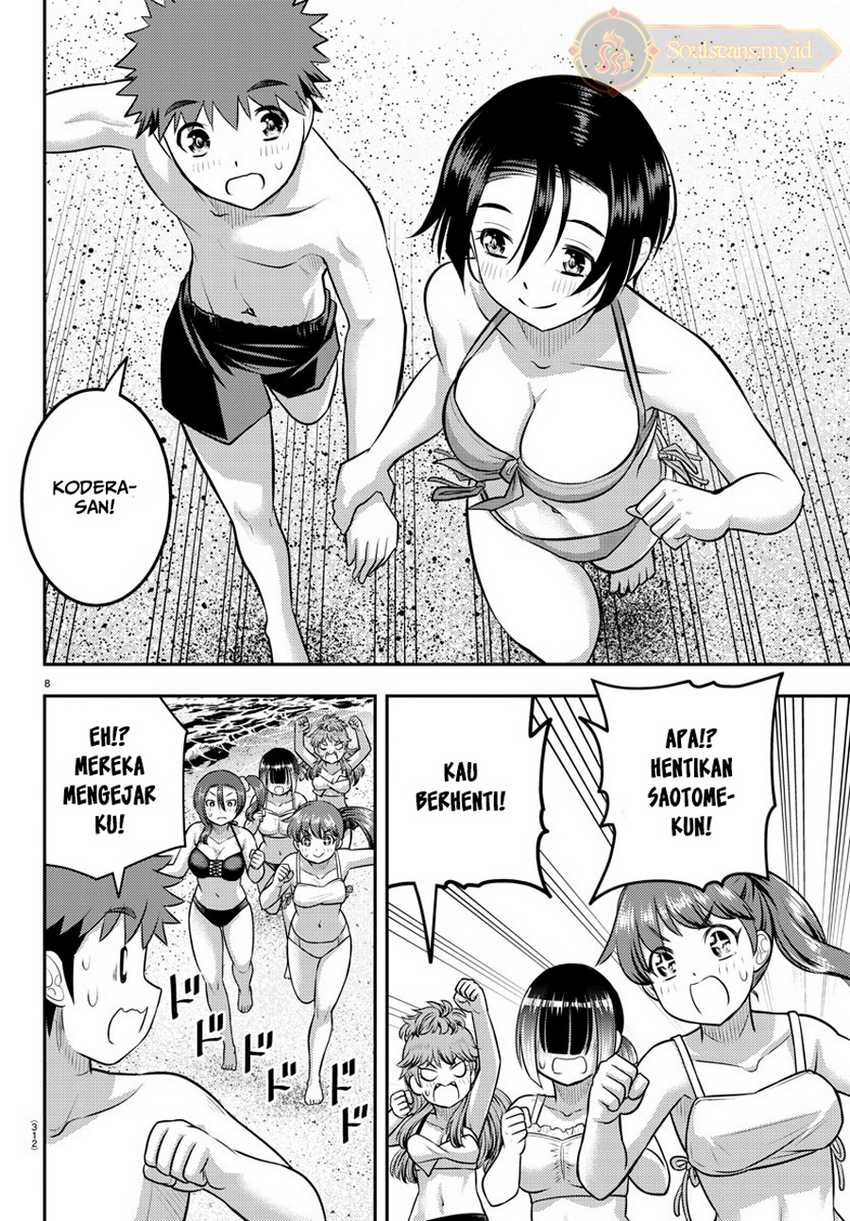 Halaman 9 dari Yankee JK Kuzuhana-chan Chapter 128